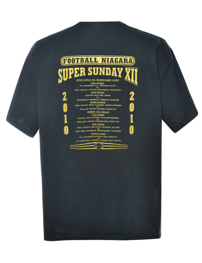 Minor Football Printed T-shirt - XL