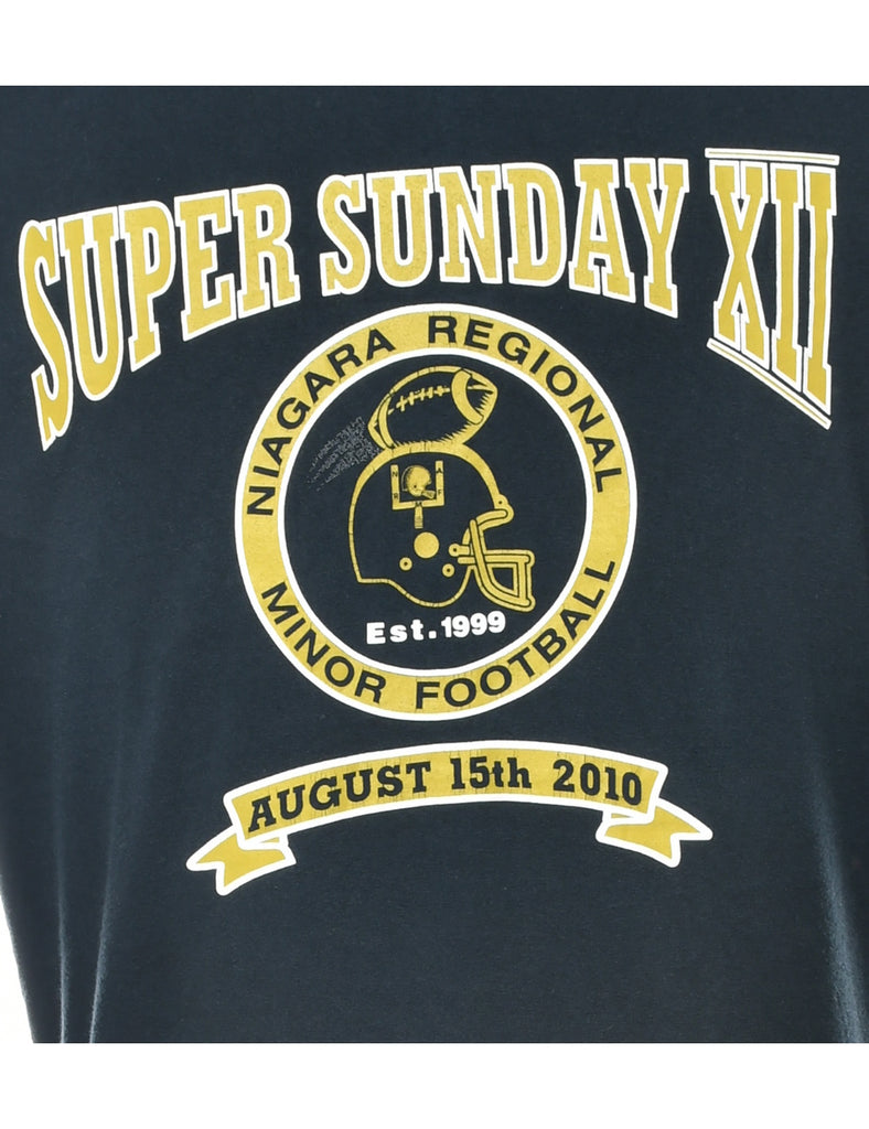 Minor Football Printed T-shirt - XL