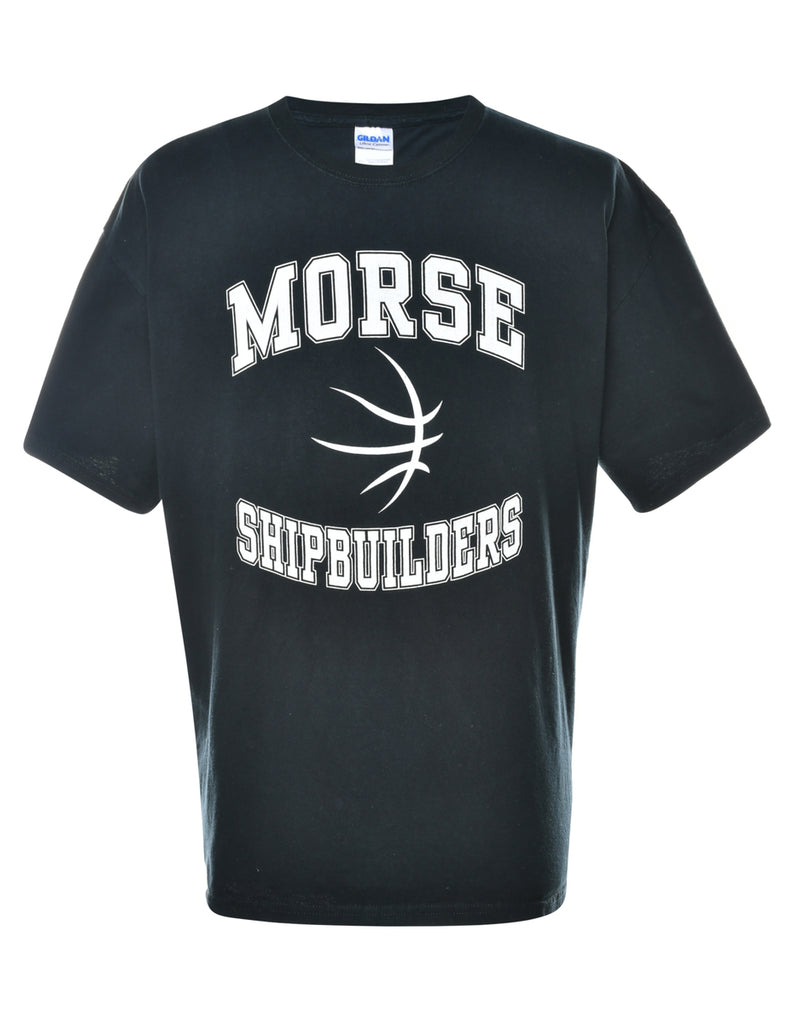 Morse Ship Builders Printed T-shirt - XL