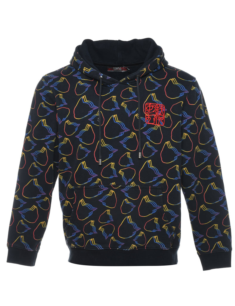 Multi-Colour Astro Boy Printed Zip-Front Hoodie  - XL