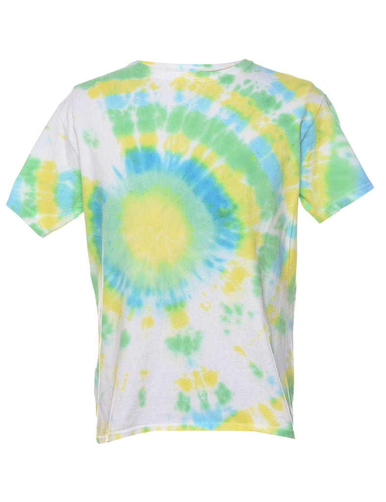 Multi-colour Design Tie Dye T-shirt - M