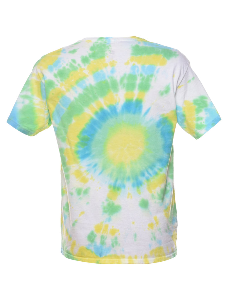 Multi-colour Design Tie Dye T-shirt - M