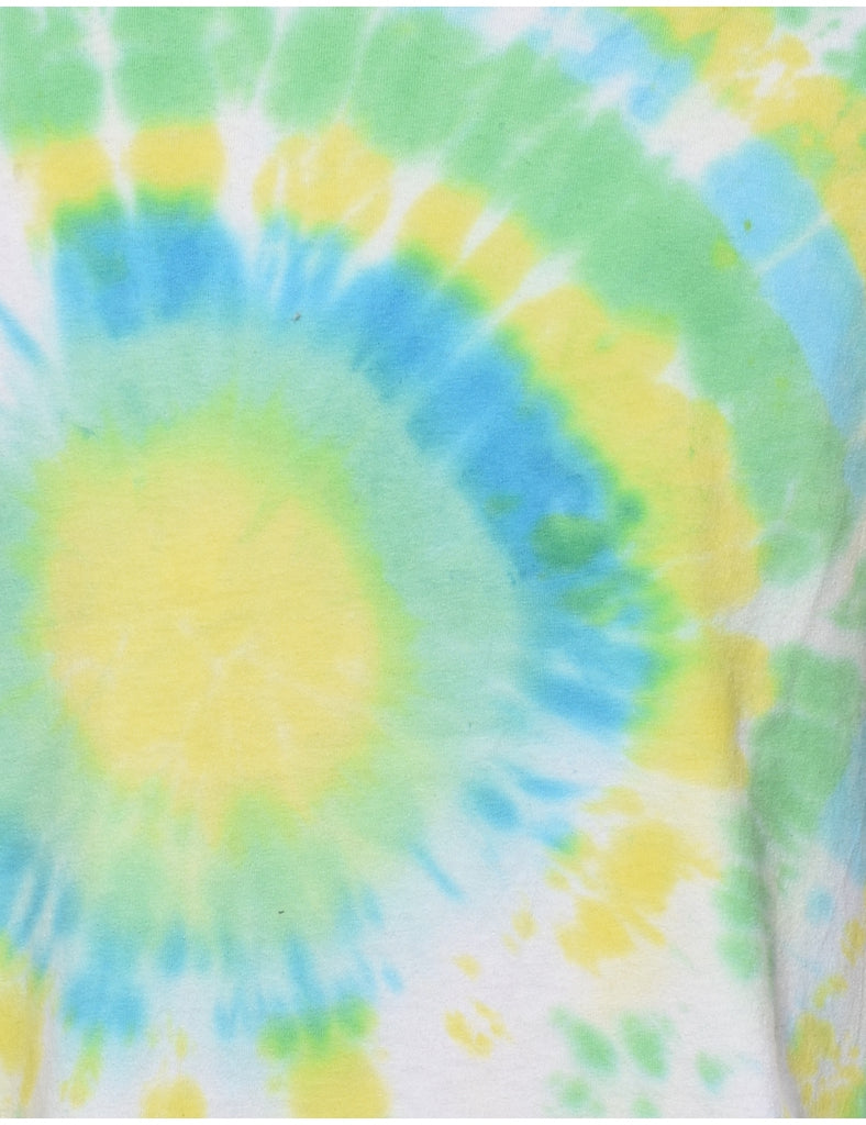 Multi-colour Design Tie Dye T-shirt - M