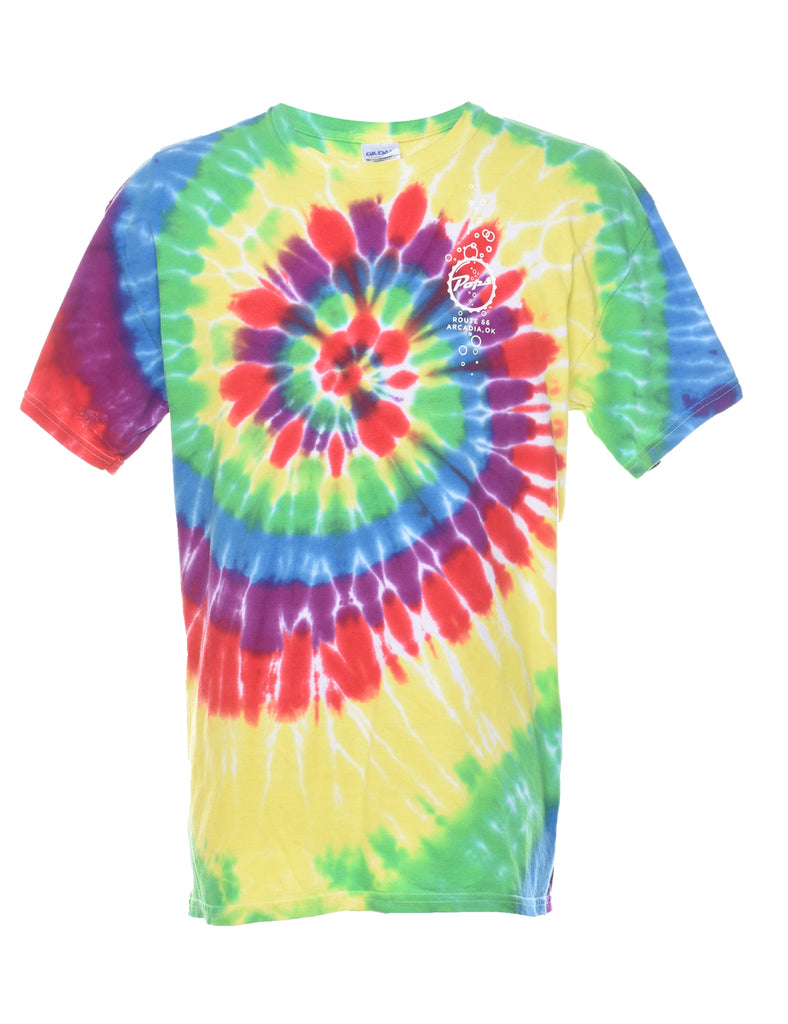 Multi-colour Tie Dye T-shirt - L