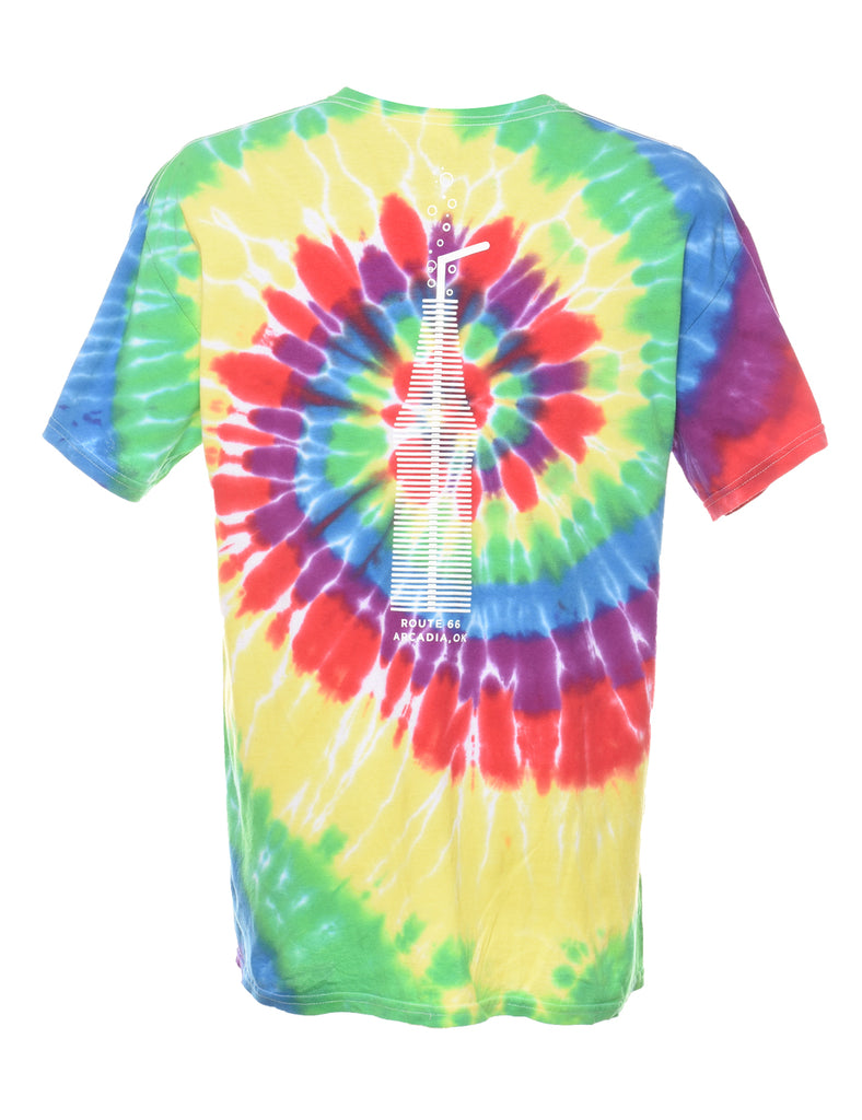 Multi-colour Tie Dye T-shirt - L