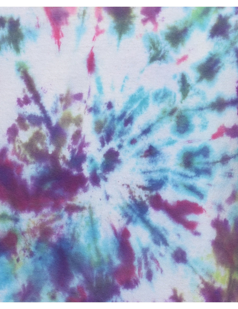 Multi-Colour Tie Dye T-Shirt - L