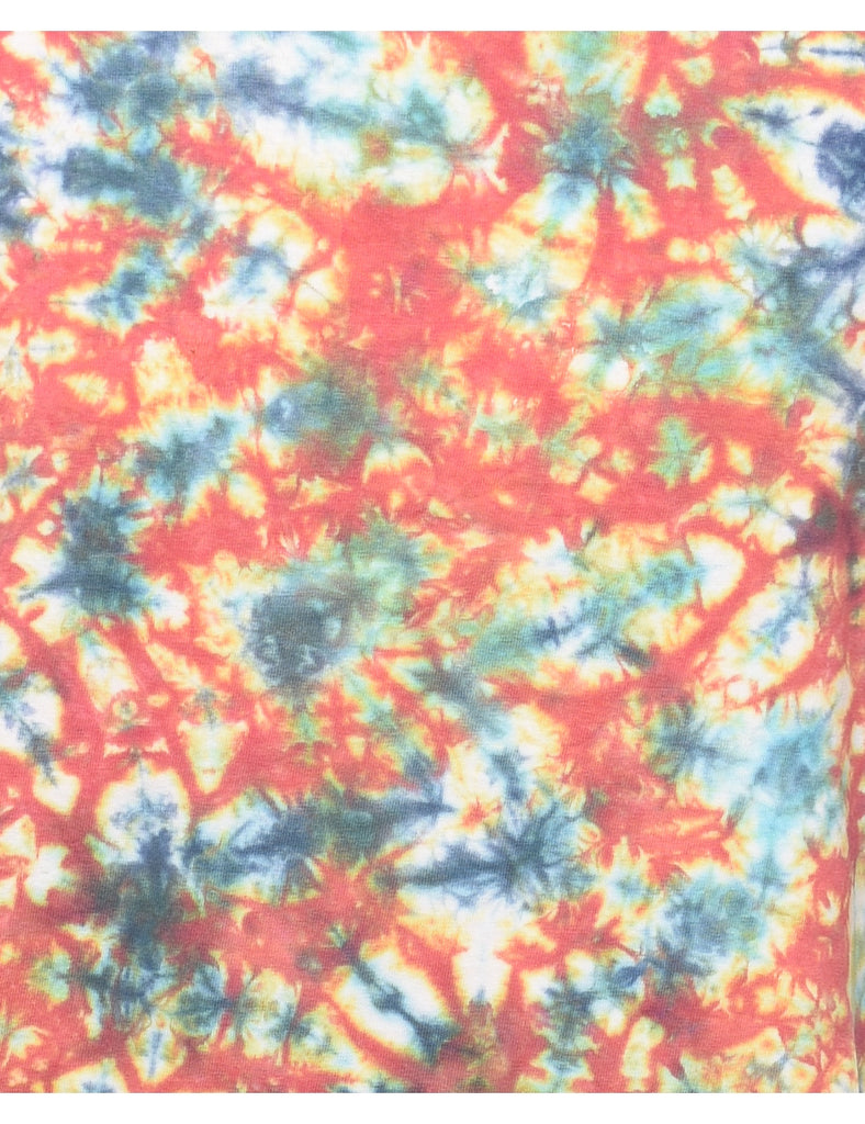 Multi-Colour Tie Dye T-Shirt - L