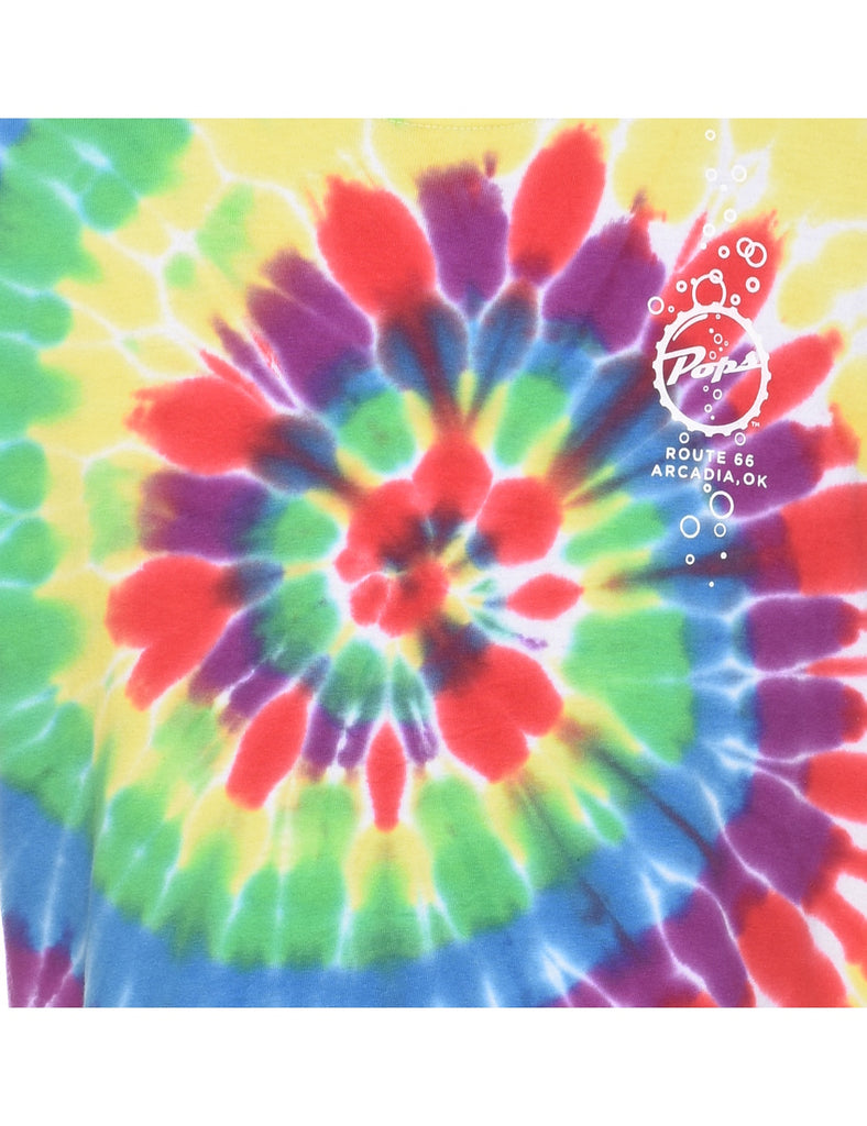 Multi-colour Tie Dye T-shirt - L