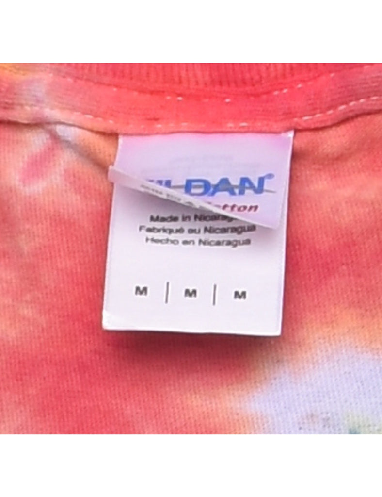 Multi-colour Tie Dye T-shirt - M