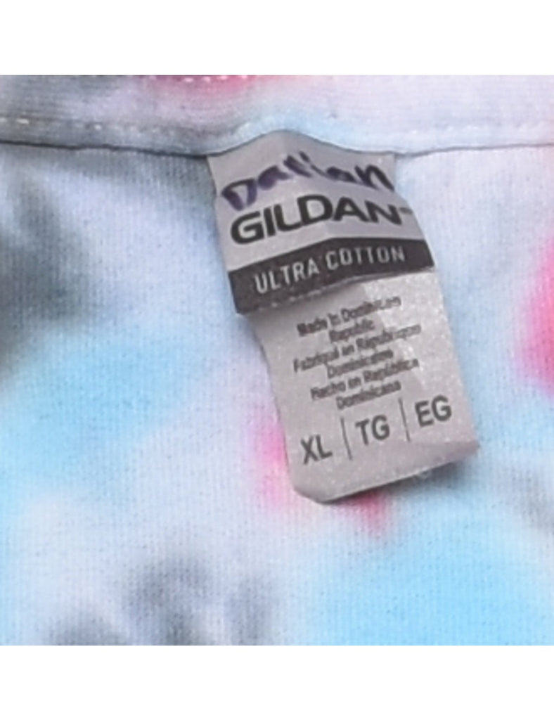 Multi-colour Tie Dyed T-shirt - XL