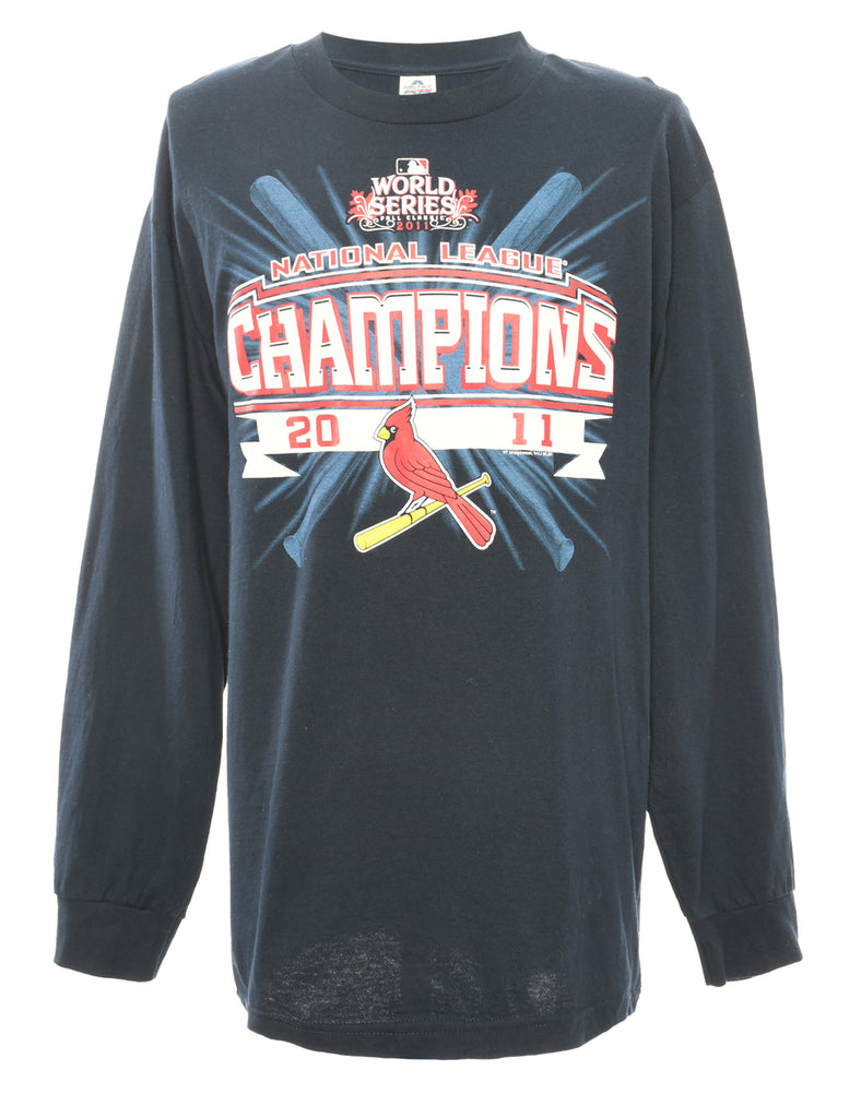 National League Champions Baseball T-shirt - L