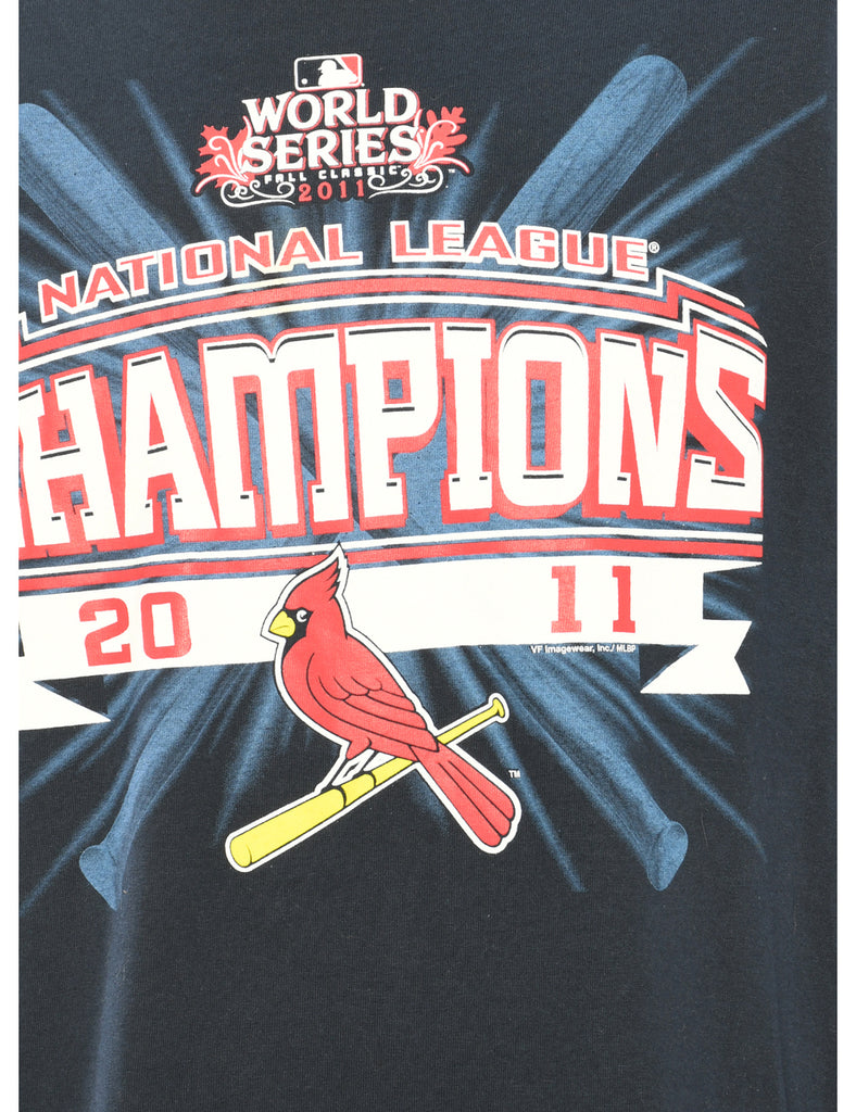 National League Champions Baseball T-shirt - L