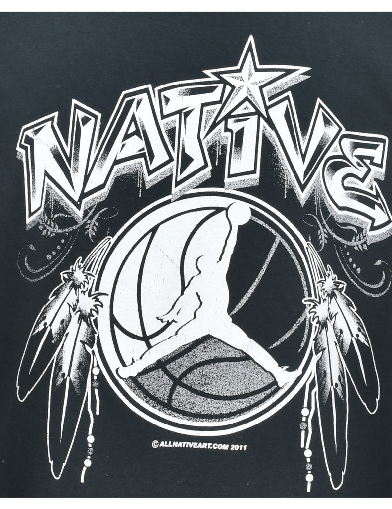 Native Printed T-shirt - L