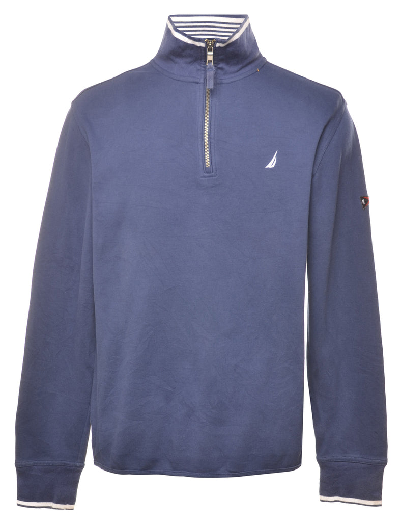 Nautica Navy Plain Sweatshirt - L
