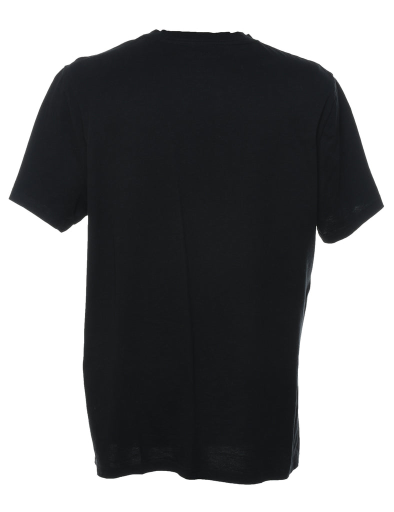 Nautica Plain Black T-shirt - XL