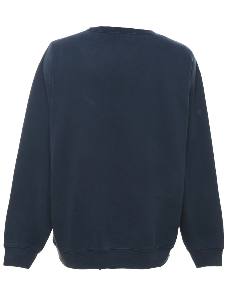 Nautica Plain Navy Sweatshirt - XL