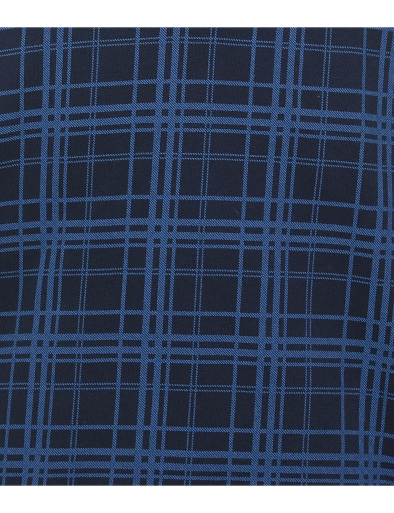 Nautica Printed Navy & Black Sweatshirt - L