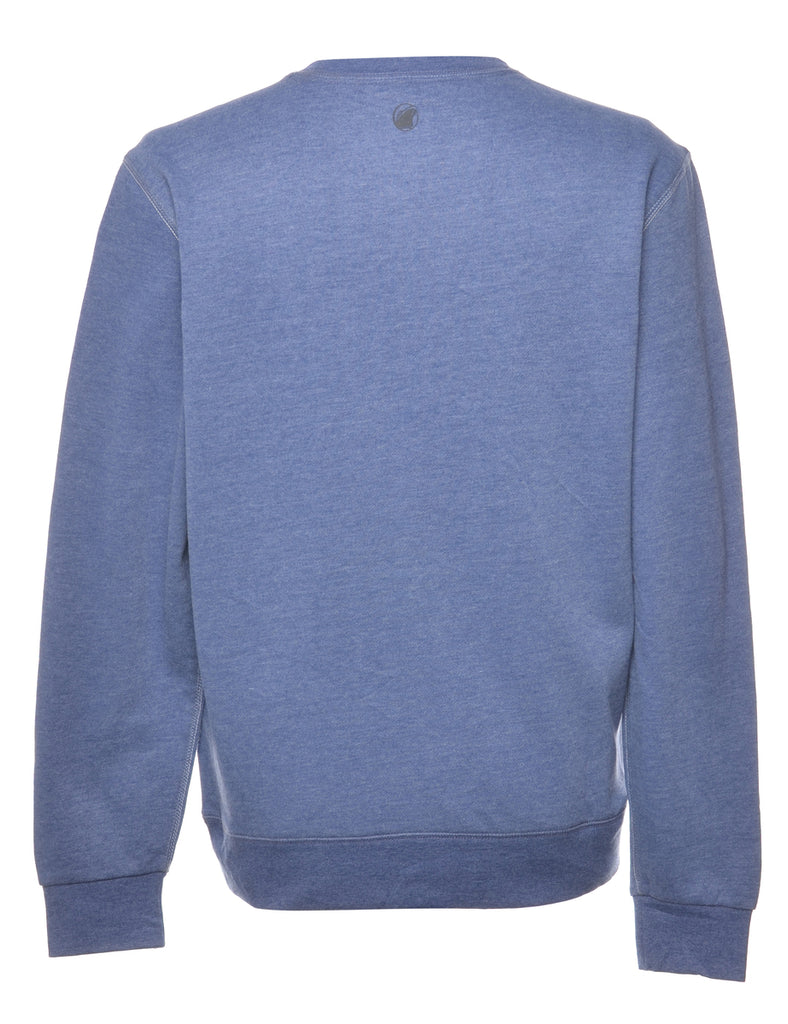 Navy Baltic Printed Sweatshirt - L