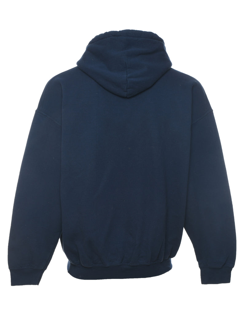 Navy BCMS Soccer Hooded Printed Sports Sweatshirt - XL
