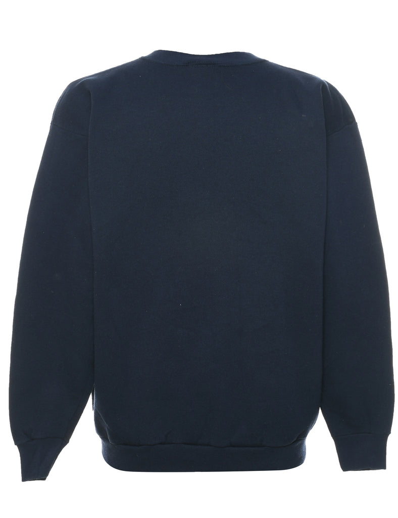 Navy Christmas Sweatshirt - L