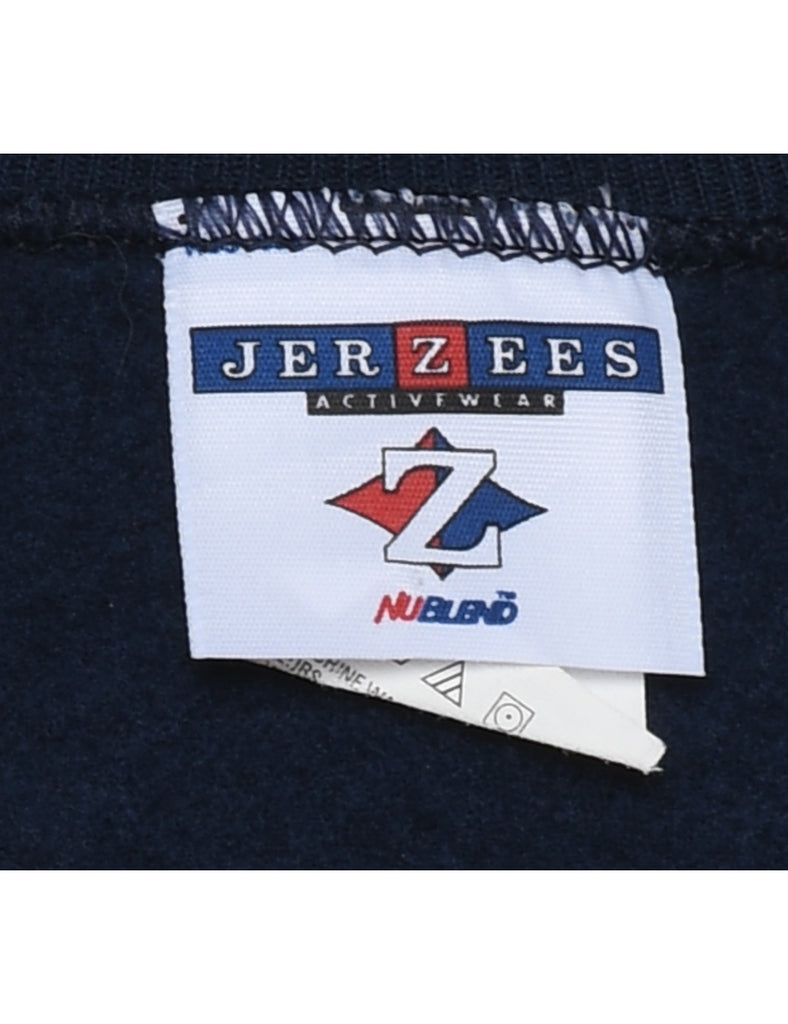 Navy Christmas Sweatshirt - L