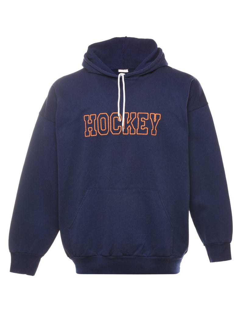 Navy Hockey Hoodie - XL