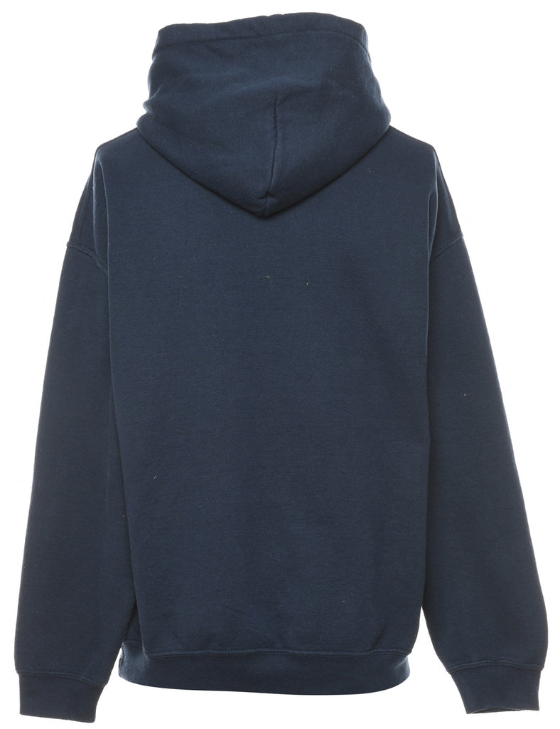 Navy Hoodie - L