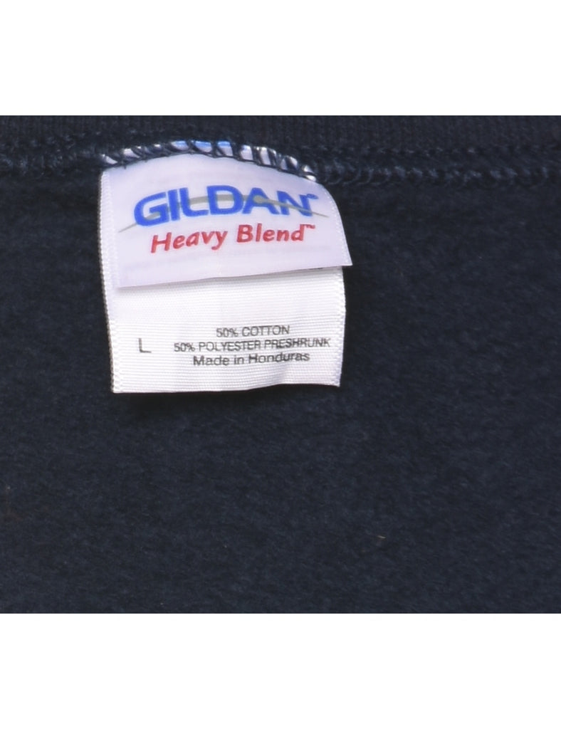 Navy Junior LifeGuard Printed Sweatshirt - S