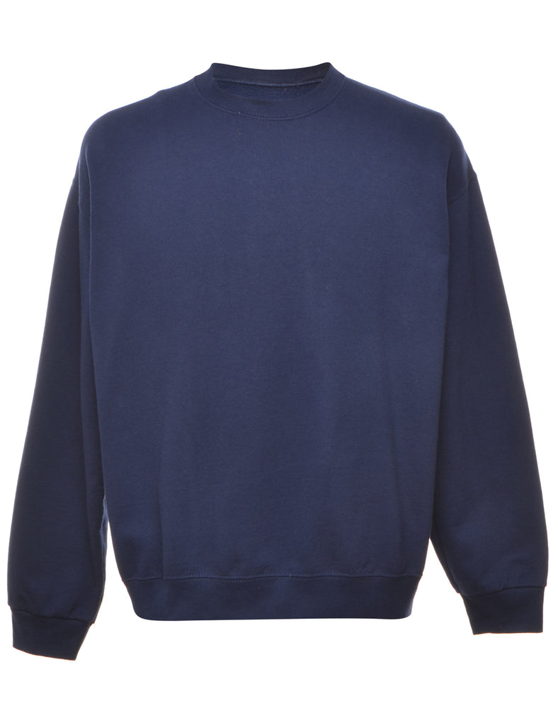 Navy Plain Sweatshirt - XL