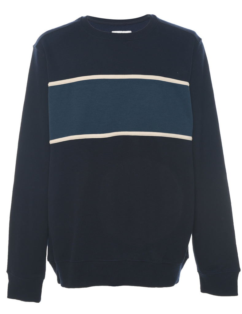 Navy Plain Sweatshirt - XL