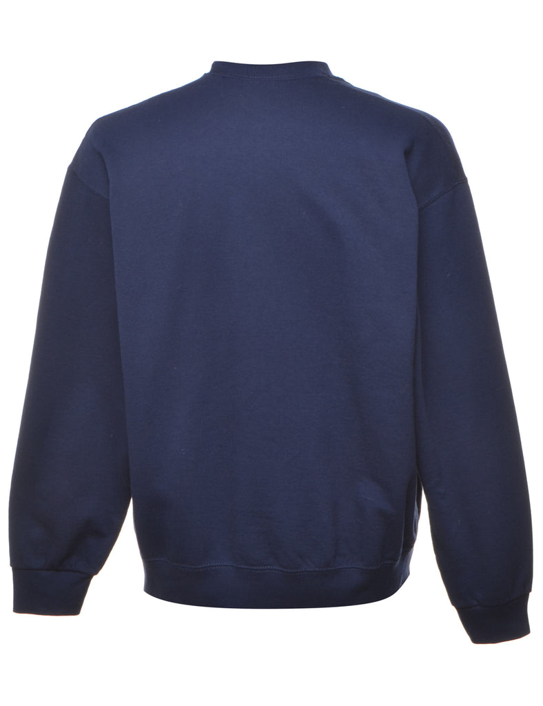 Navy Plain Sweatshirt - XL