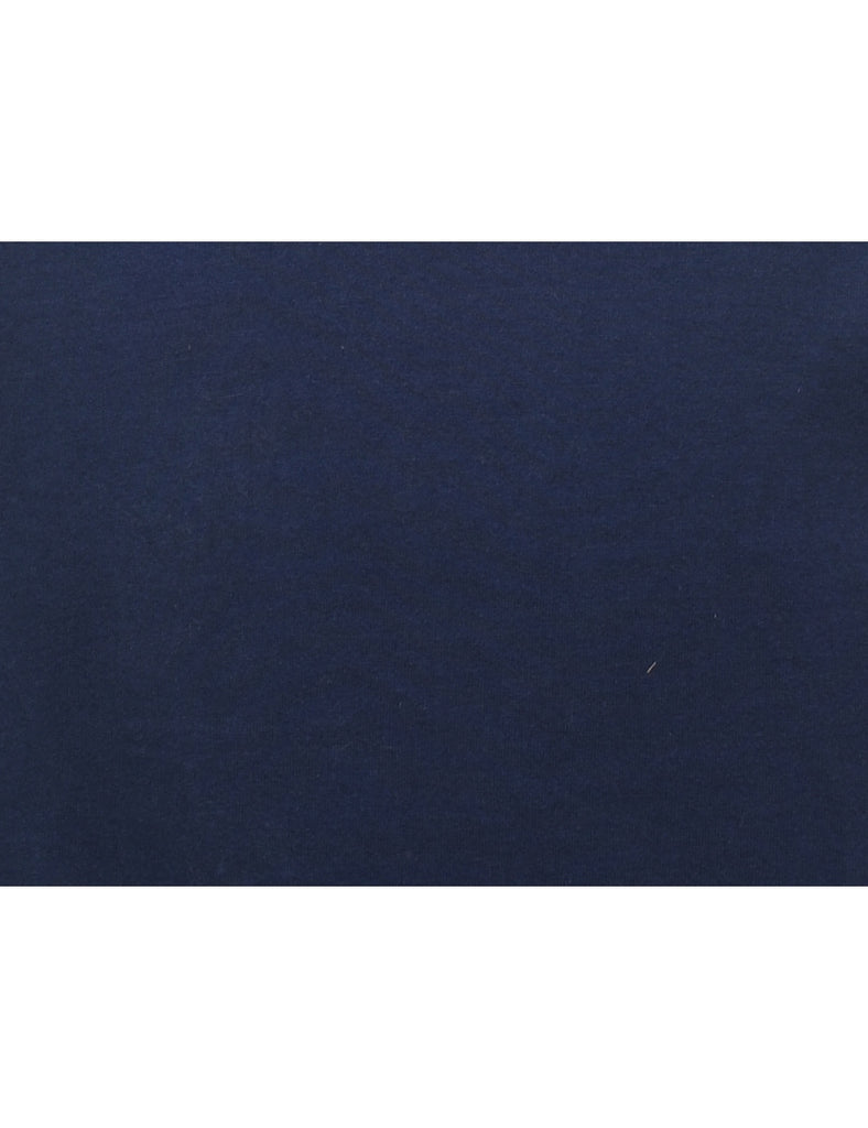 Navy Plain Sweatshirt - L