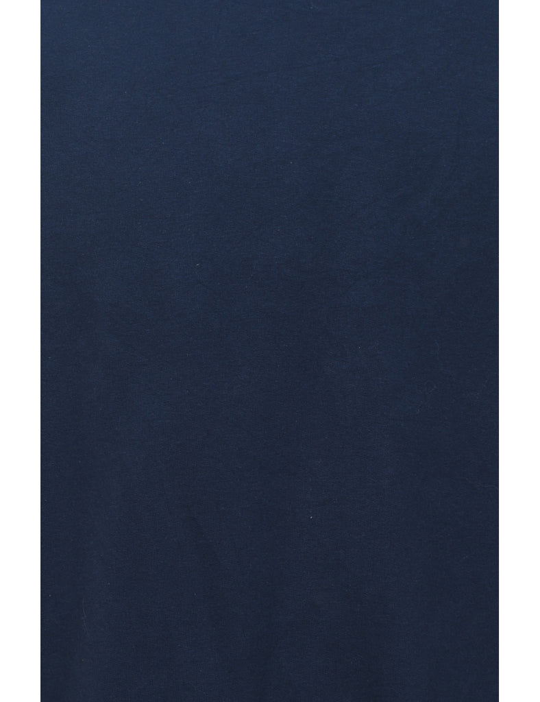 Navy Plain Sweatshirt - L