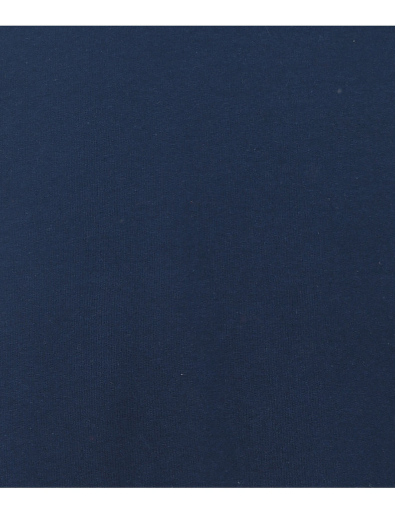 Navy Plain Sweatshirt - M