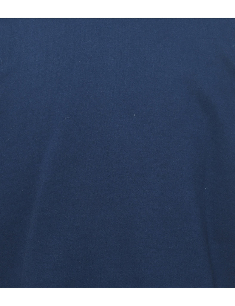 Navy Plain Sweatshirt - M