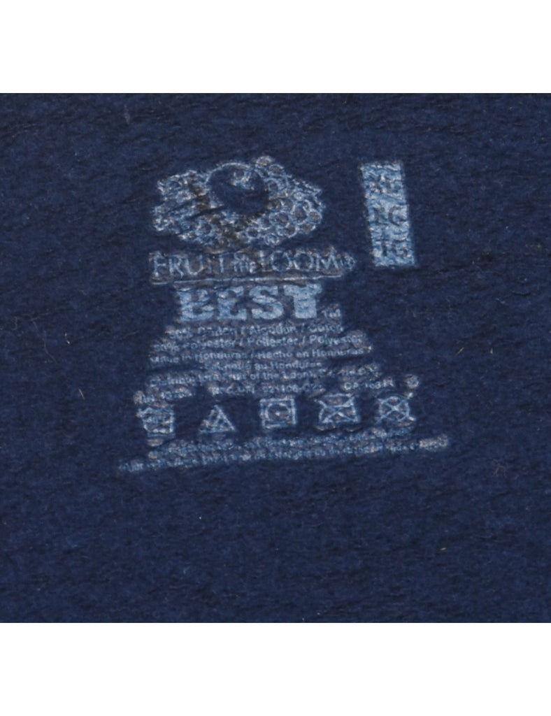 Navy Plain Sweatshirt - XL