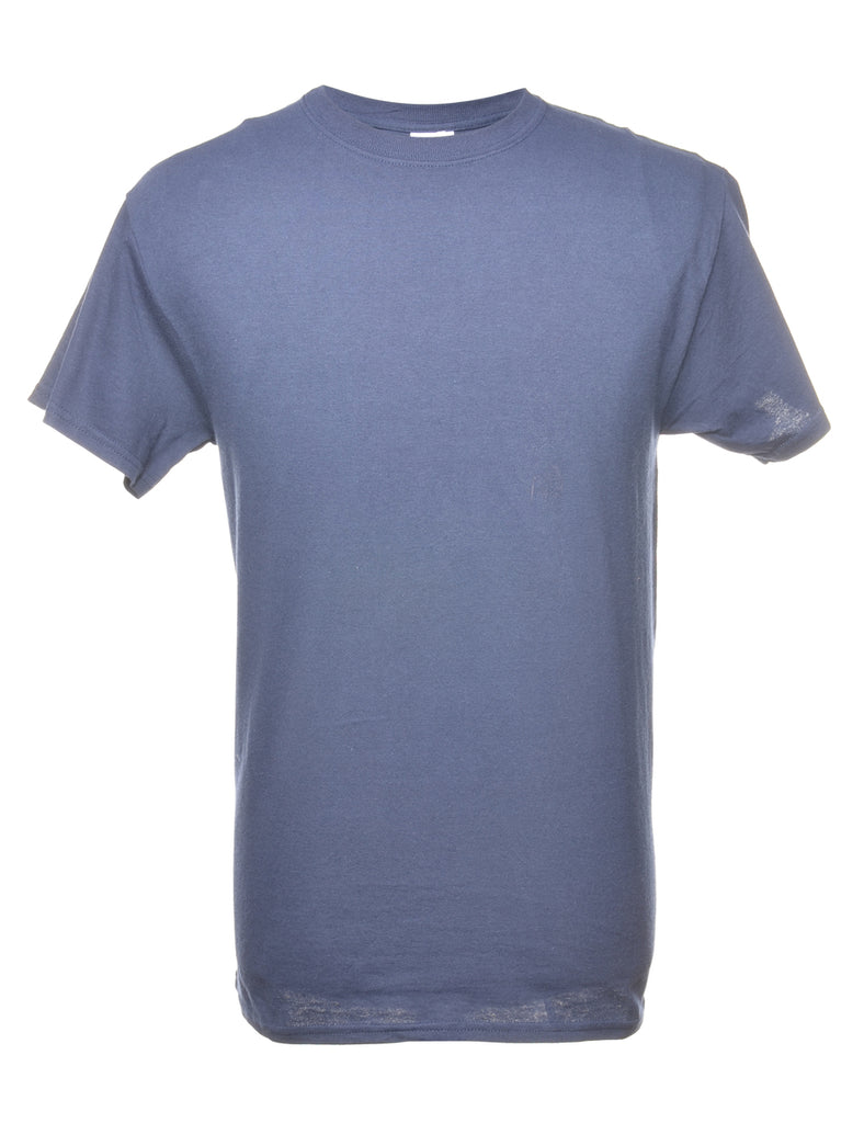 Navy Plain T-shirt - M