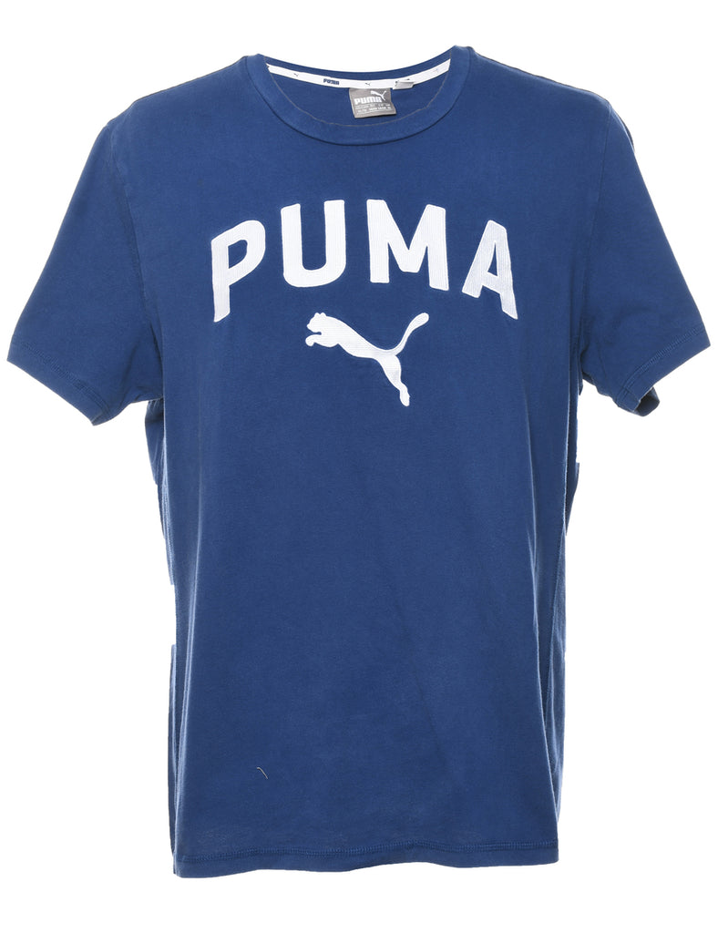 Navy Puma Printed T-shirt - XL