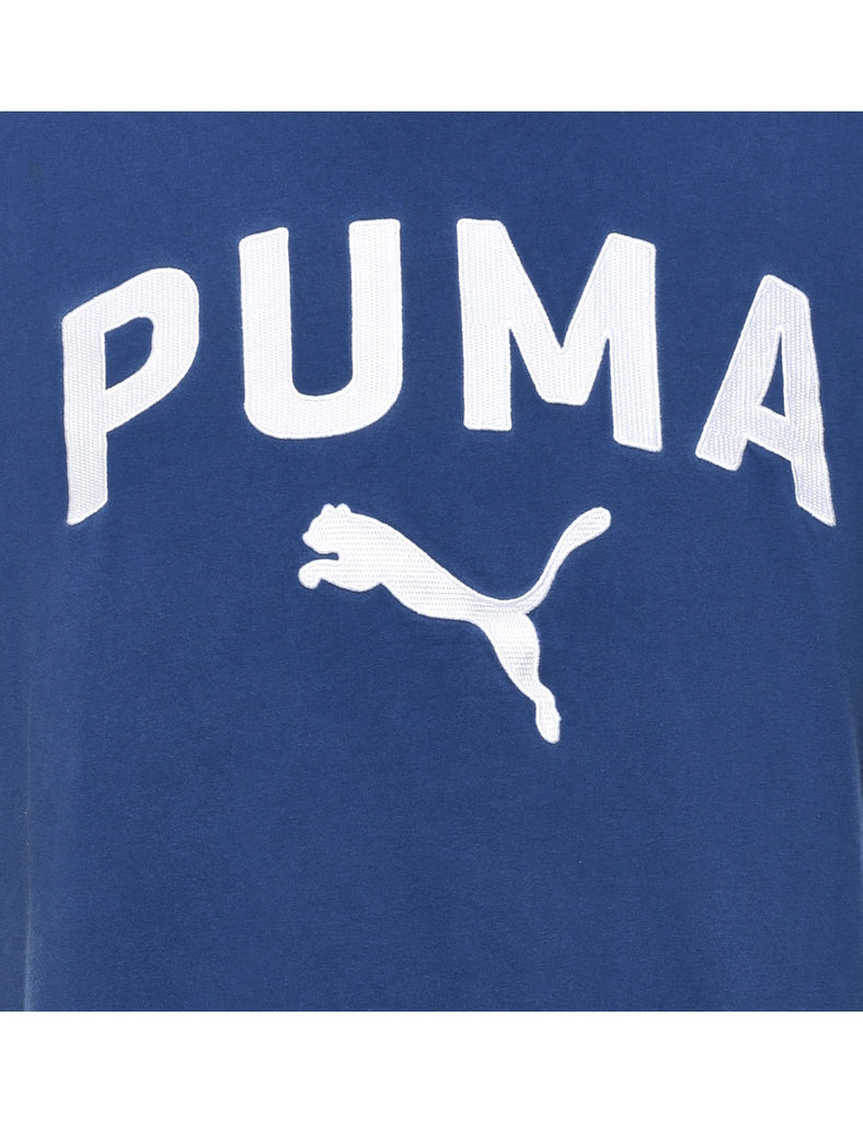 Navy Puma Printed T-shirt - XL