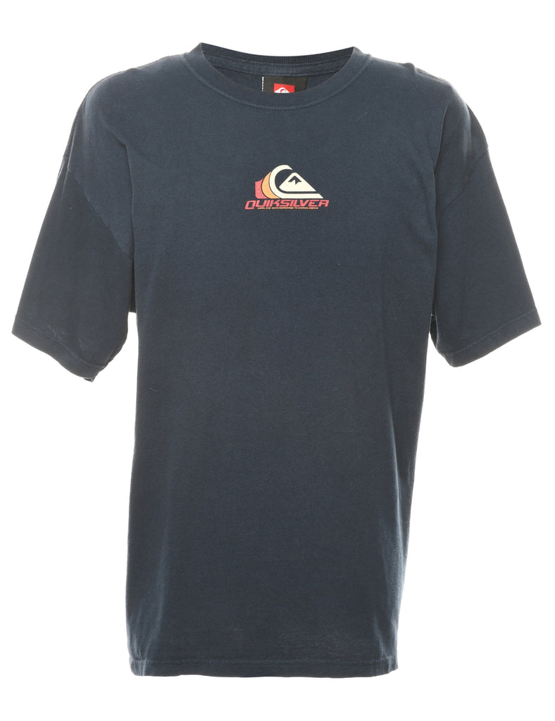 Navy Quicksilver T-Shirt - XL