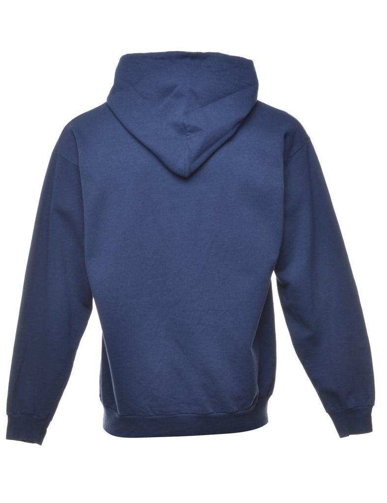 Navy Sierra Nevada Printed Hoodie - S