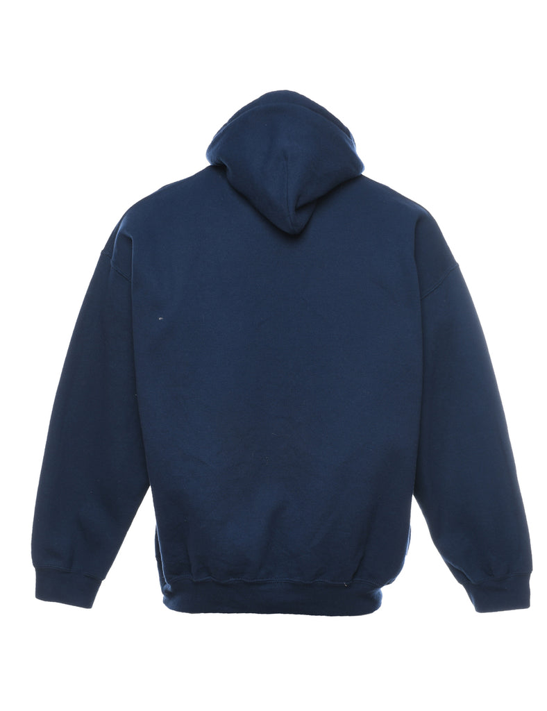 Navy & White Grant Thornton Printed Hoodie - XL