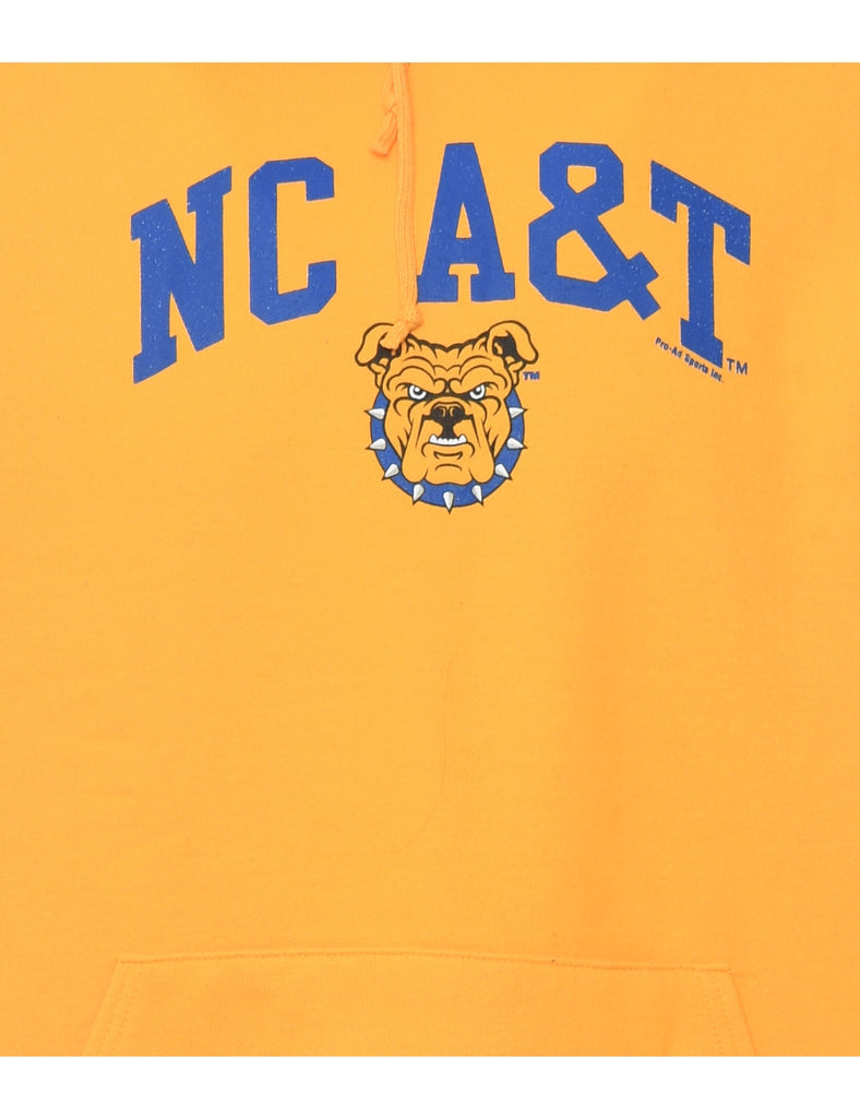 NC A&T Bulldogs Print Hoodie - XL