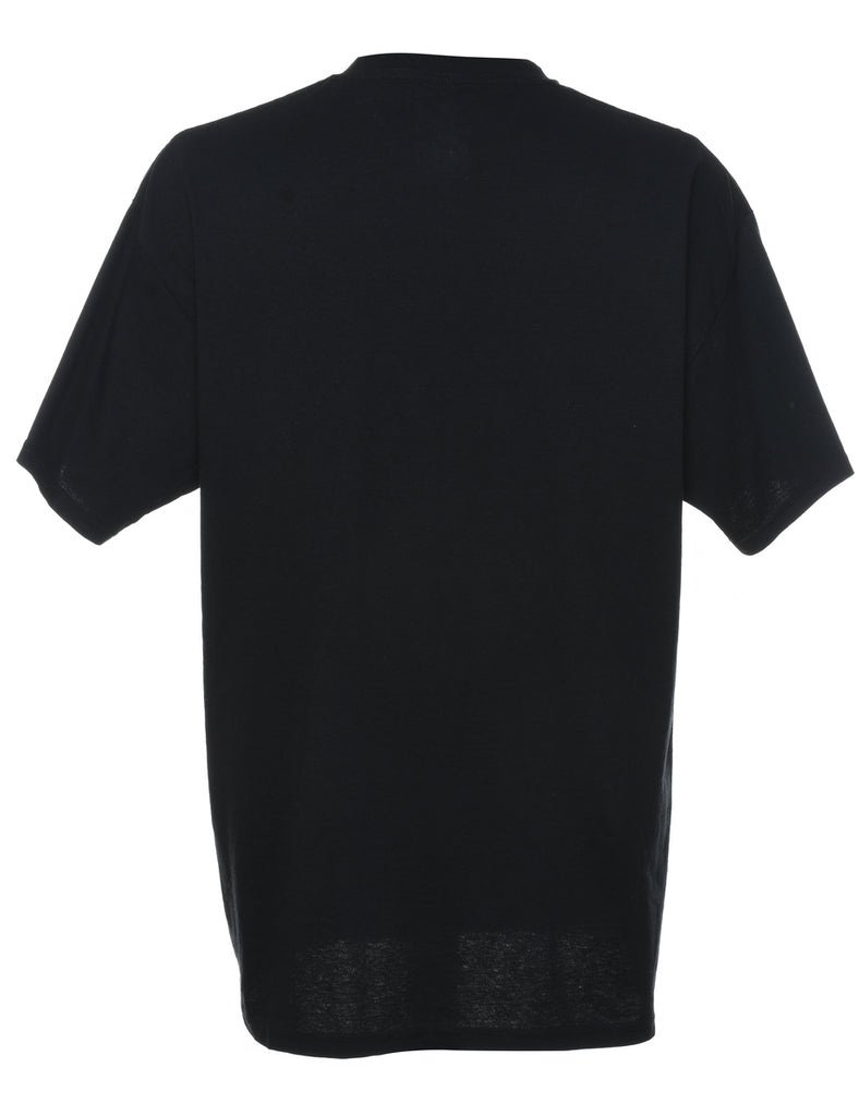 NCAA Oregon State Beavers Printed Black & Orange T-shirt - XL