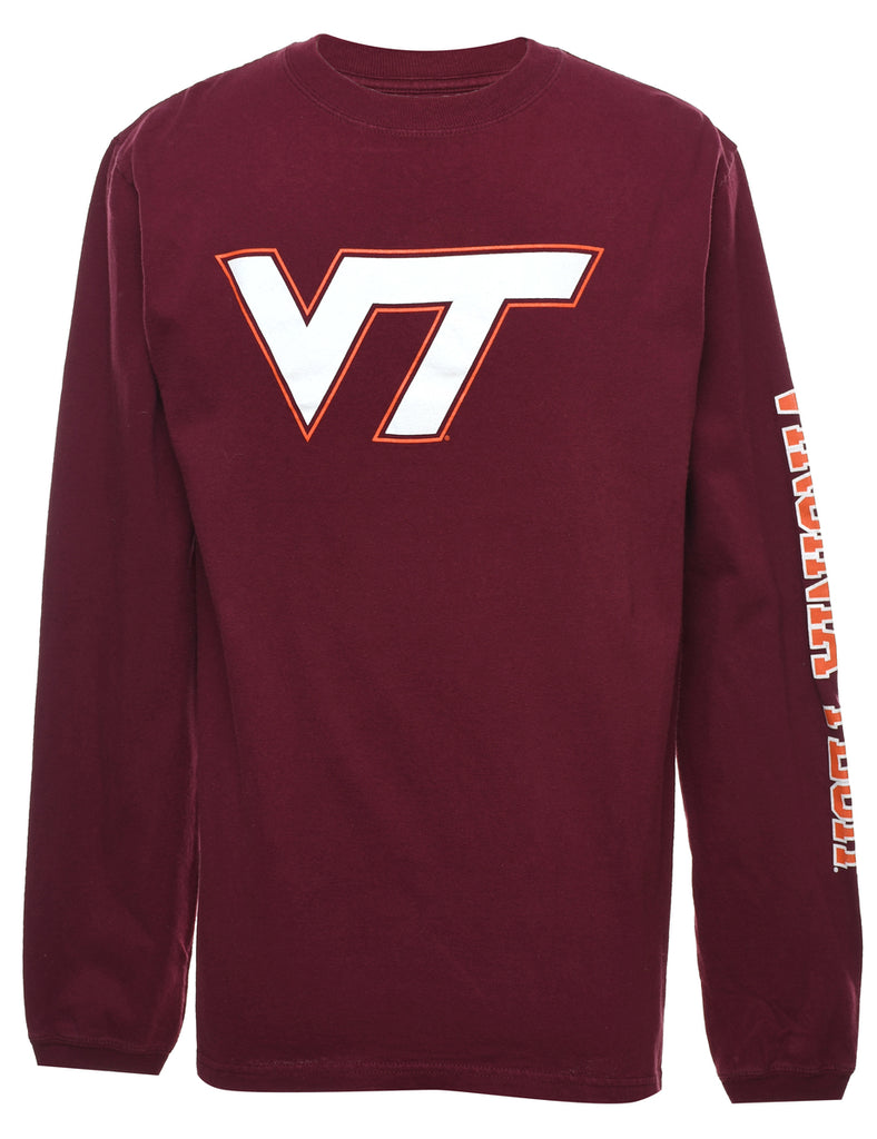 NCAA Virginia Tech Sports T-shirt - M