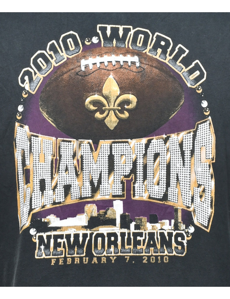 New Orleans Printed T-shirt - L