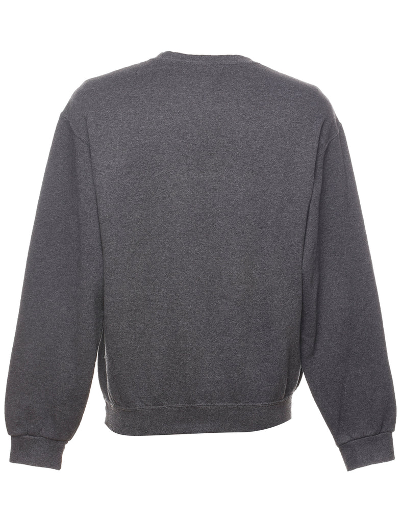 New York City Embroidered Grey Sweatshirt - M