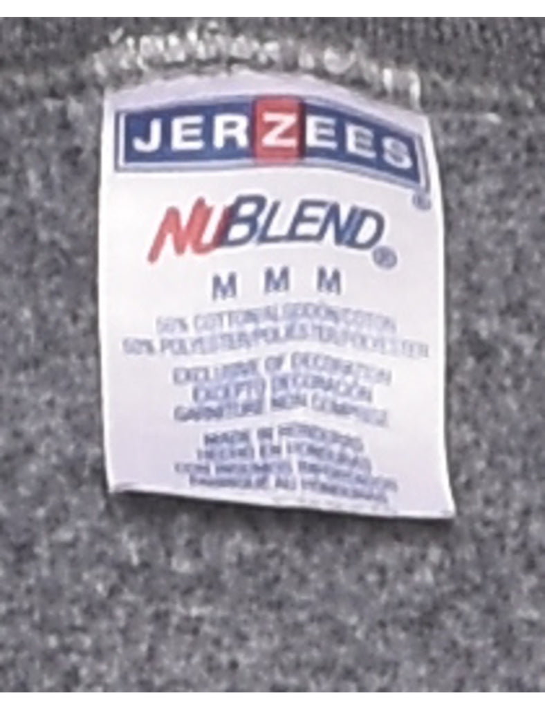 New York City Embroidered Grey Sweatshirt - M