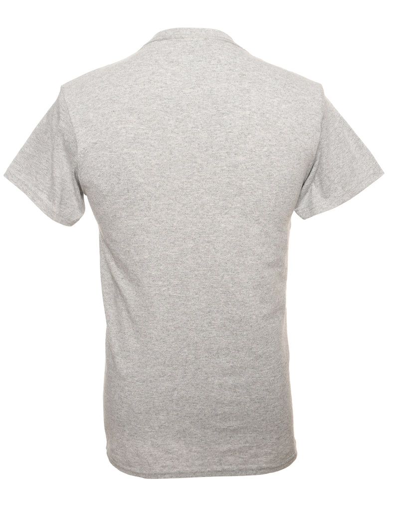 New York Grey Printed T-shirt - M