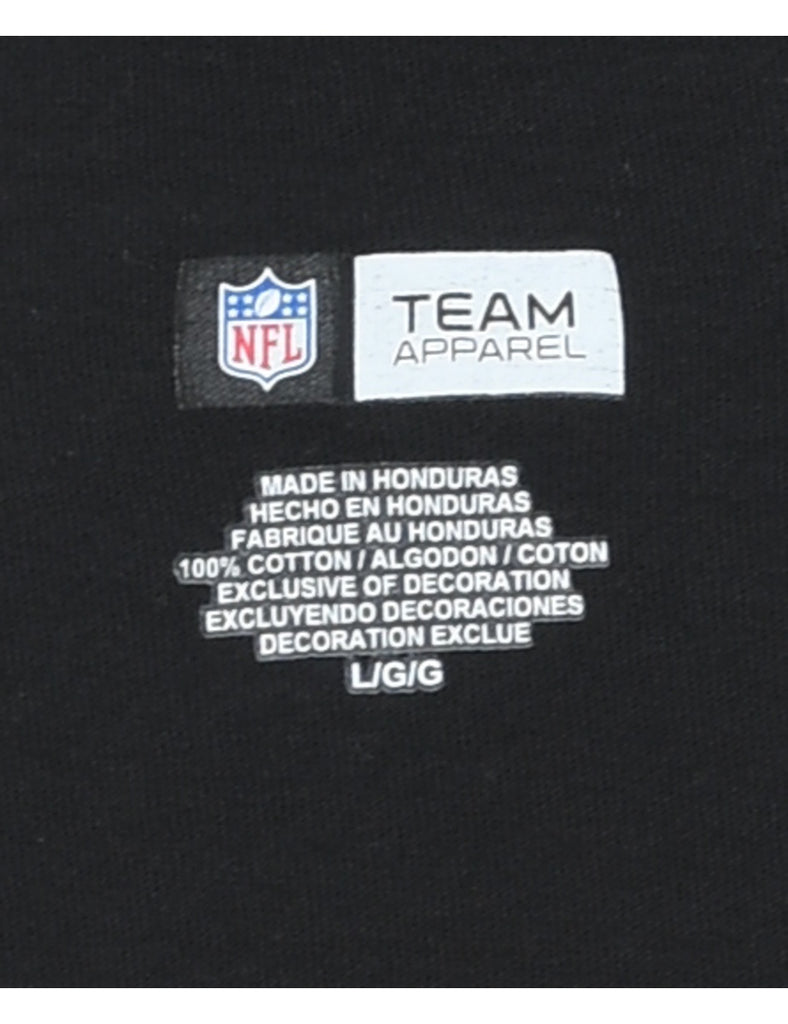 NFL Pittsburg Steelers Black Sports T-shirt - L